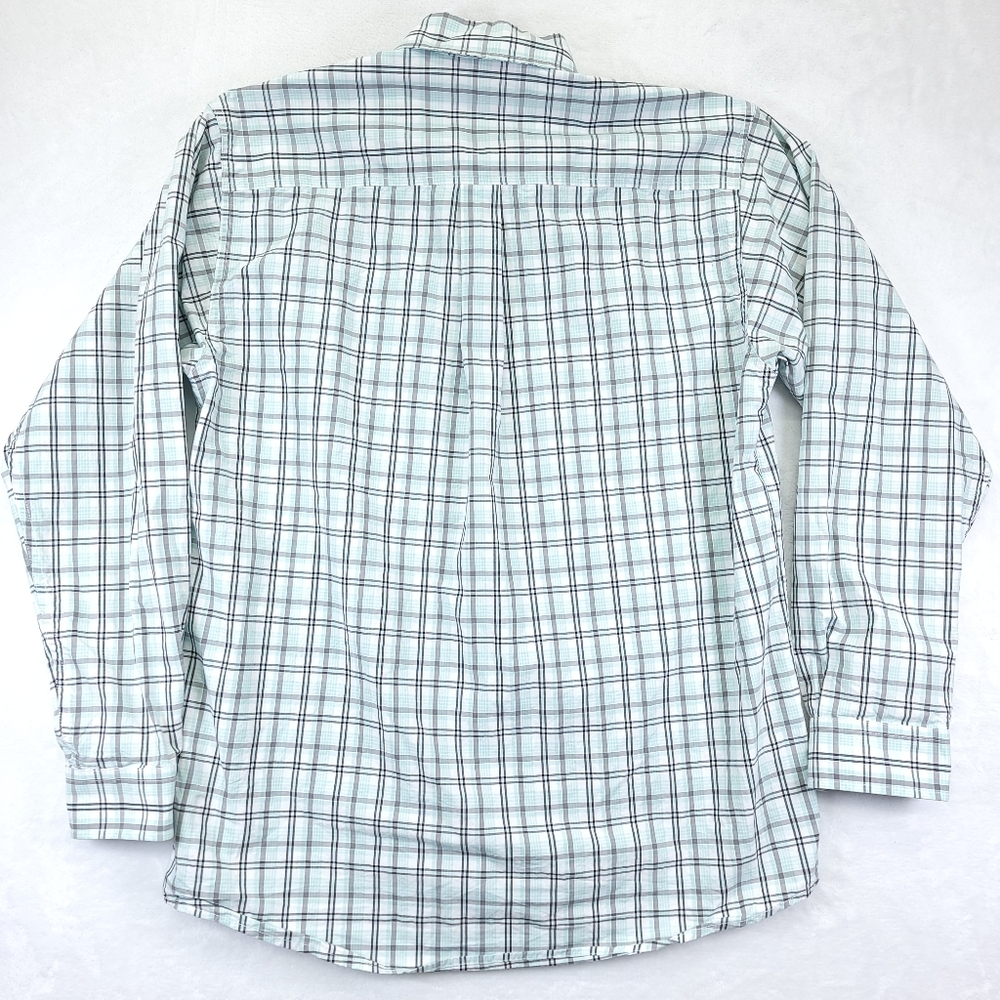 Cinch RMEF Deer Western Dress Shirt Plaid Long Sleeve Front Pocket Mens Size S - Picture 6 of 6